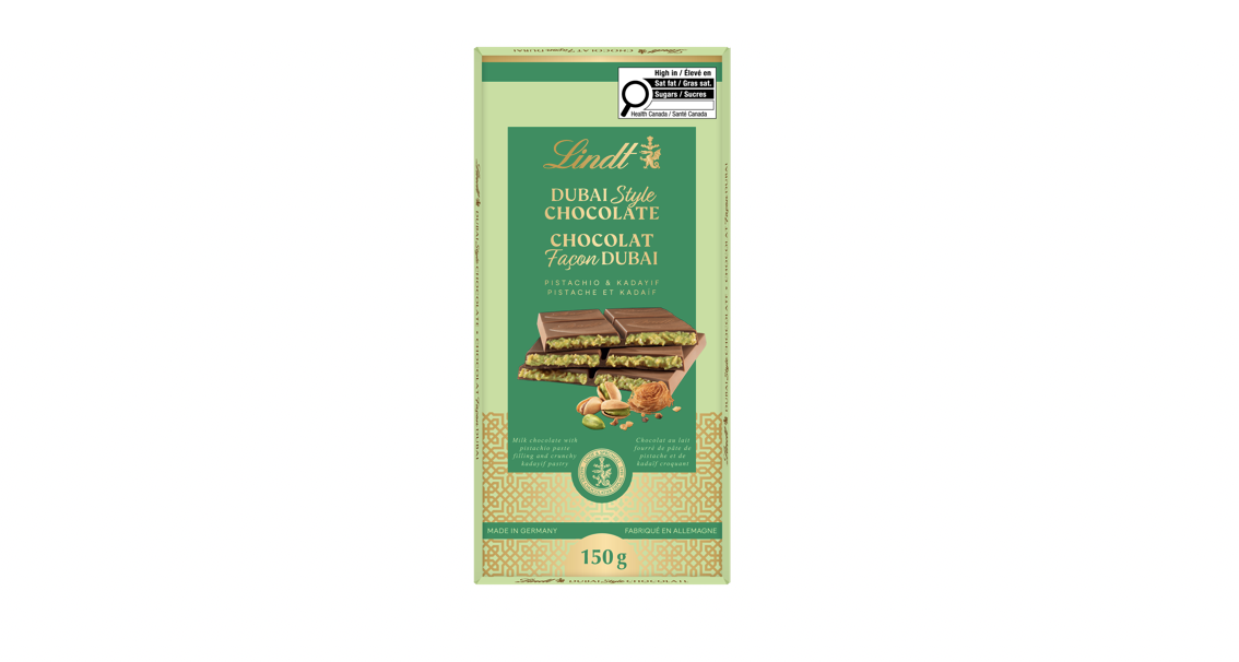 Lindt Dubai Style Chocolate Bar | Canadian Grocer