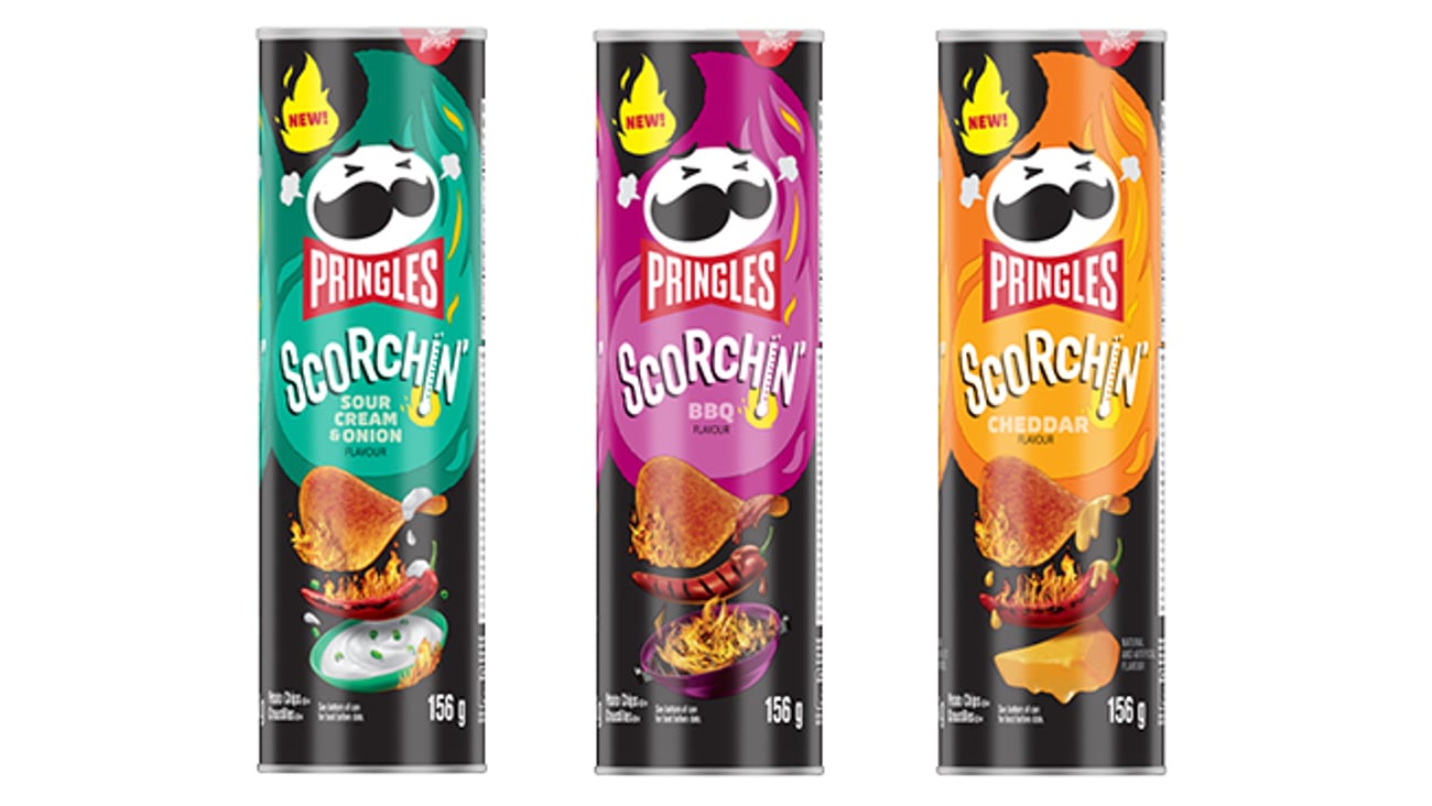 Pringles Scorchin’ Potato Chips 