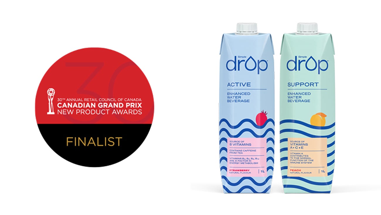 Simple Drop Enhanced Water Beverage 