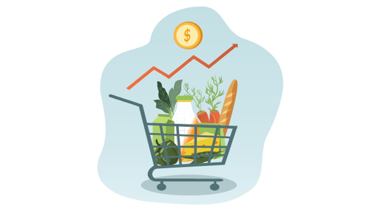 food inflation illustration