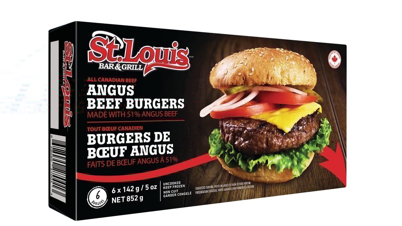 St. Louis Bar & Grill All-Canadian Angus Beef Burgers