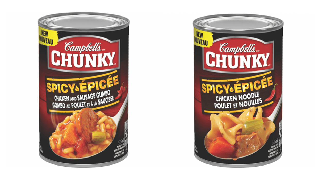 Campbell’s Chunky Spicy flavours 