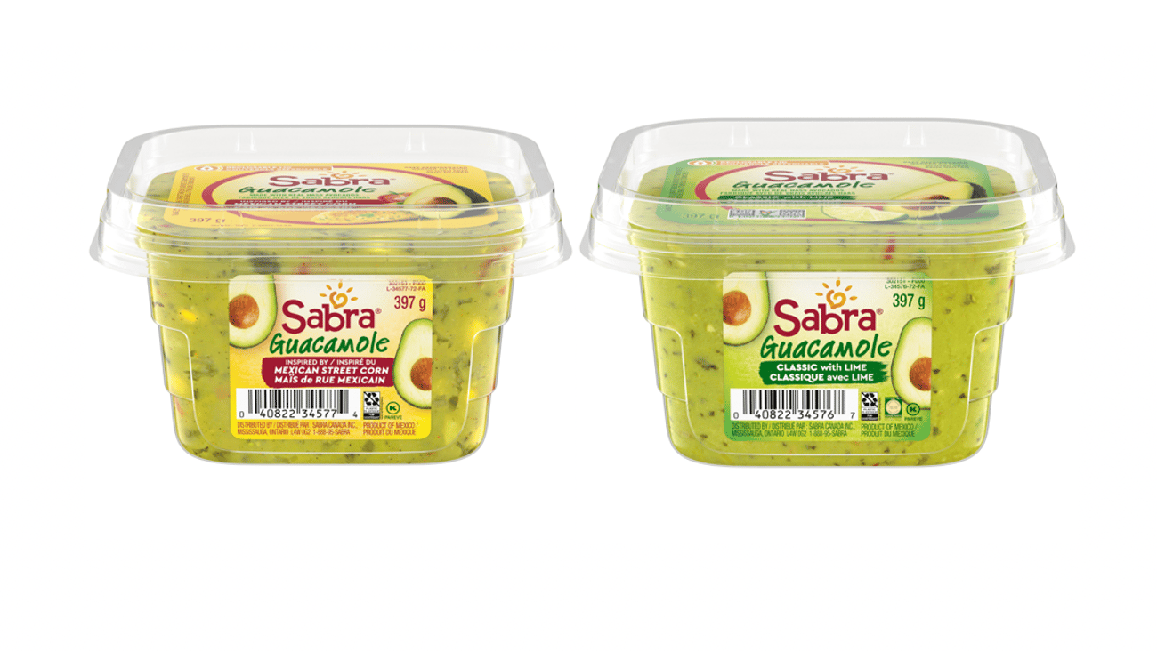 Sabra Classic with Lime, Mexican Street Corn guacamoles
