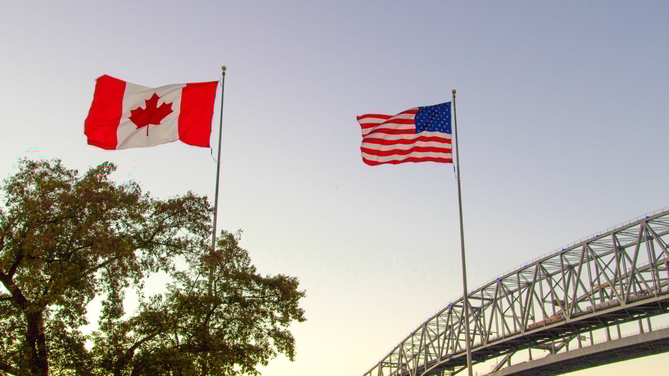 canada-usa border crossing