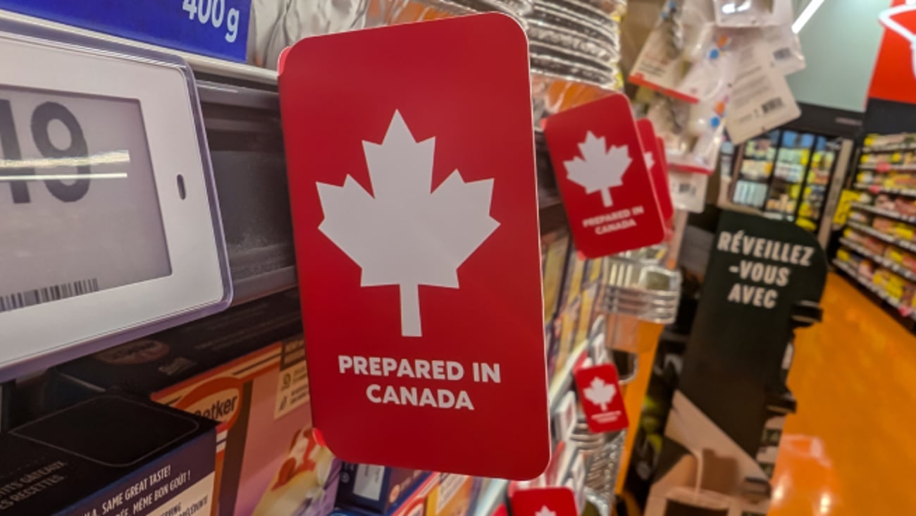 prepared in canada sign loblaws toronto