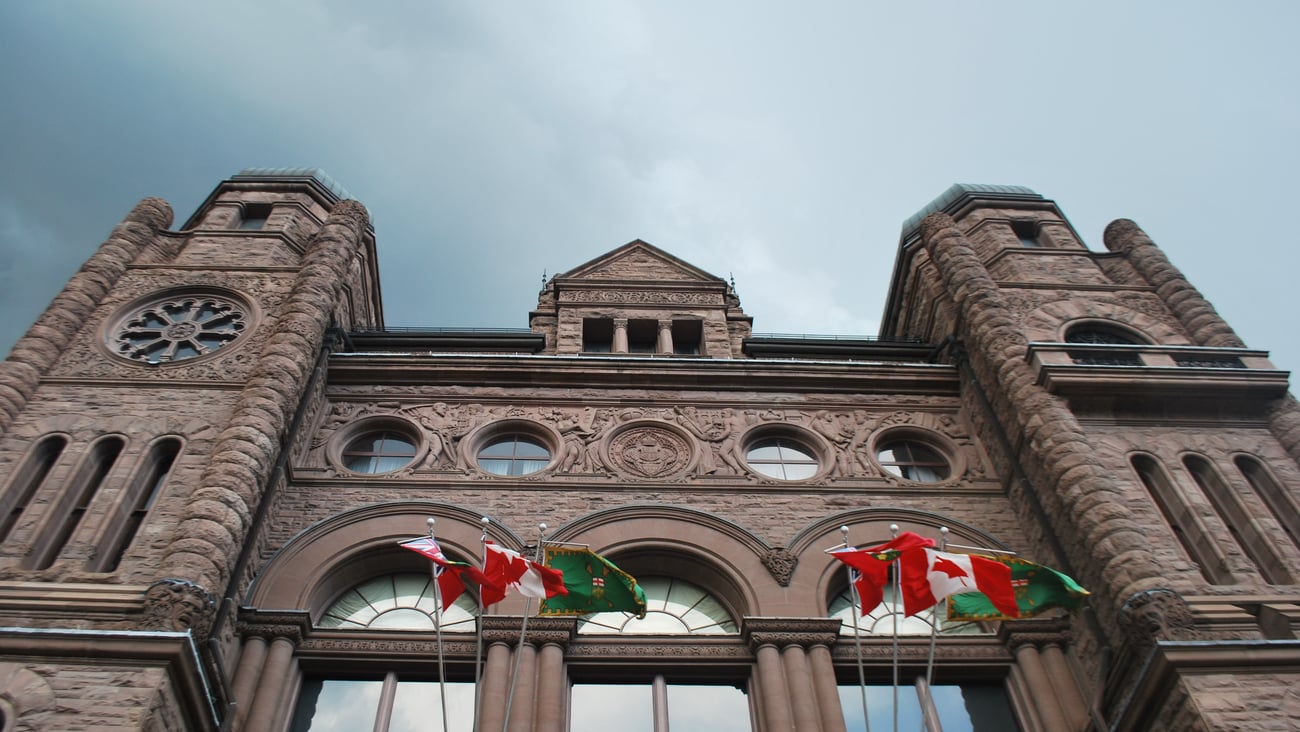 Queen's Park Legislative Assembly of Ontario.