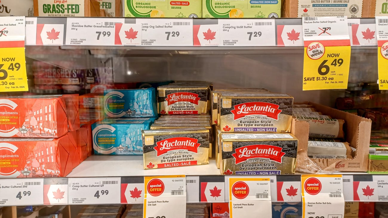 toronto canadian labels grocery store
