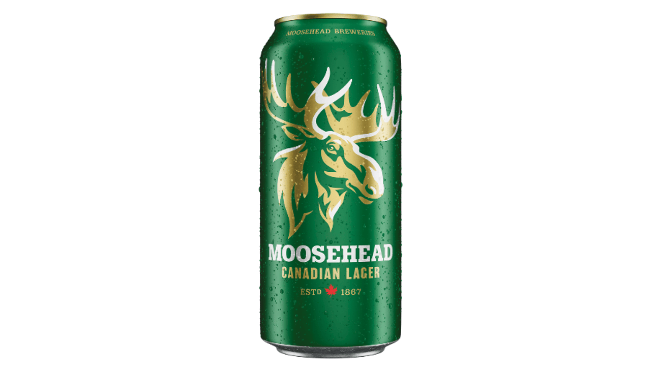 A can of Canadian Moosehead Lager