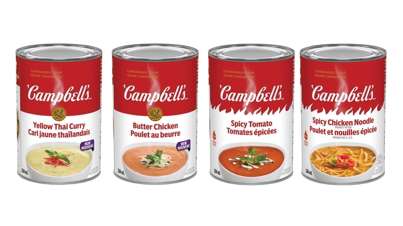 Tins of Campbell’s Condensed Soup 