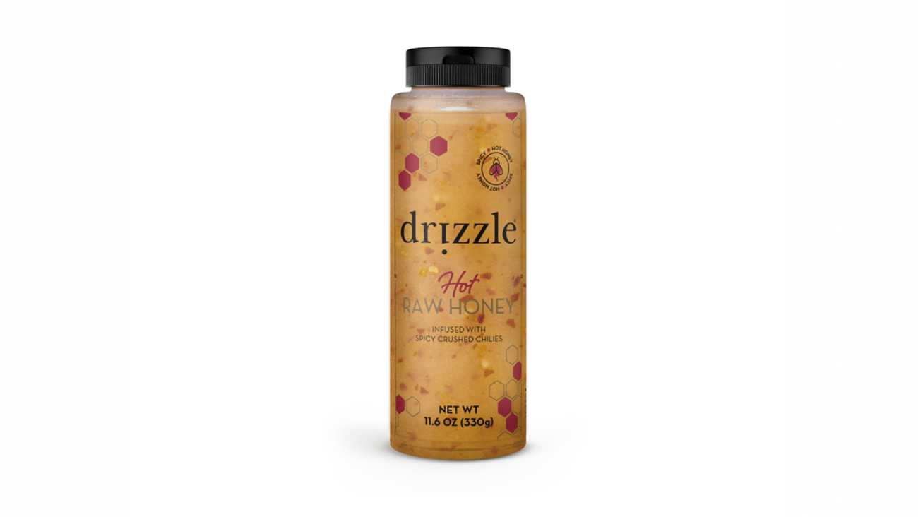 Drizzle Hot Raw Honey Squeeze Bottle
