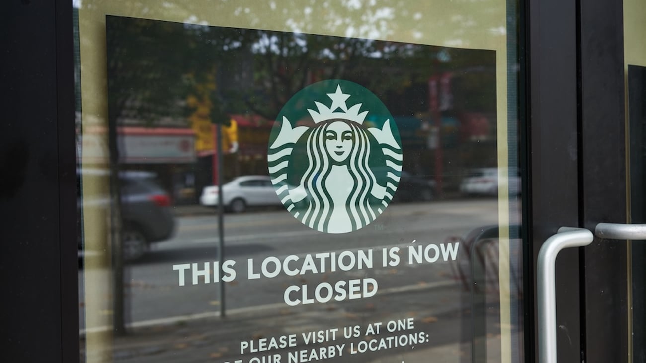 Starbucks closed BC 