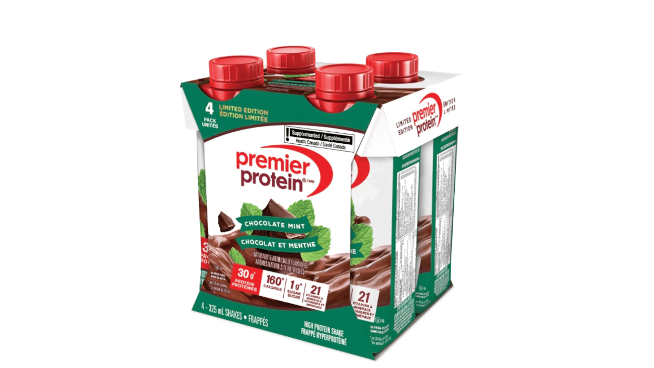 Pack of Premier Protein Limited-Edition Chocolate Mint