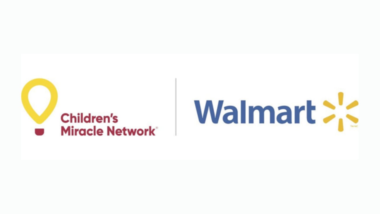 Walmart and Children's Miracle Network logos 