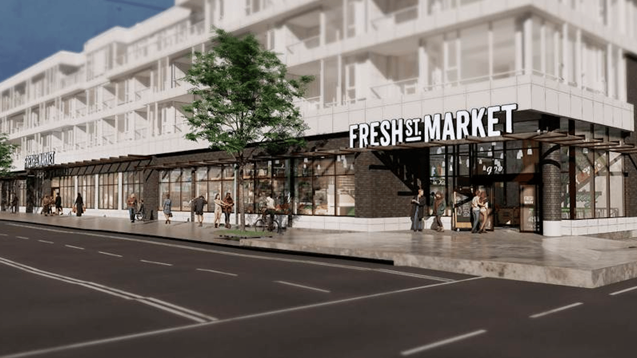 Fresh St Market rendering of Kitsilano location