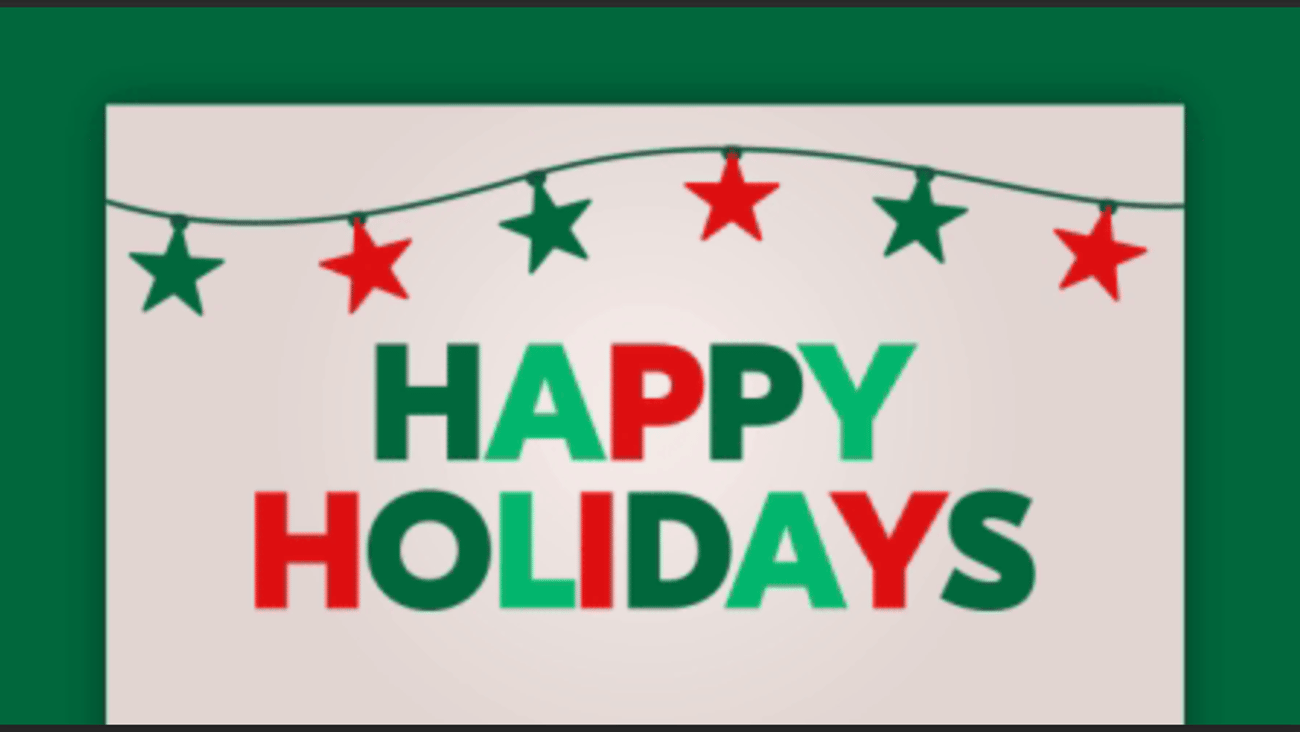 An example of a Star of Christmas holiday card