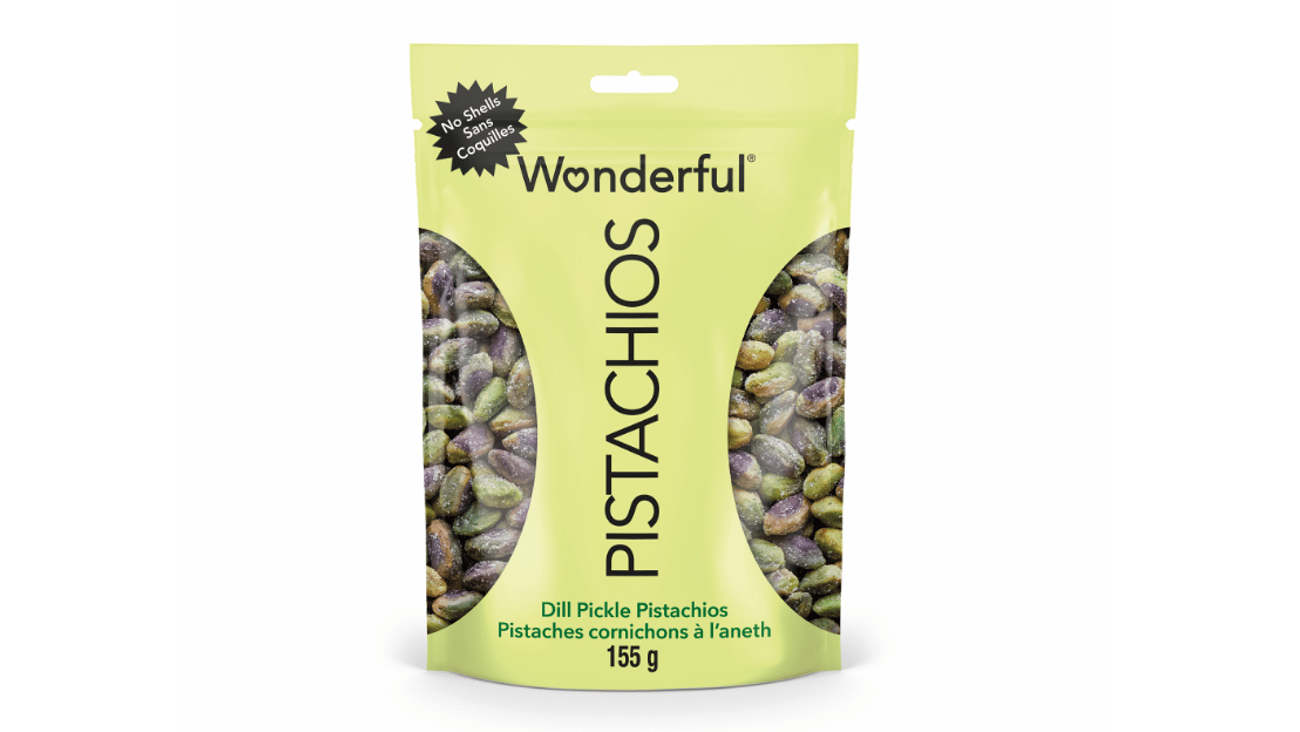Pack of Wonderful Pistachios No Shells Dill Pickle