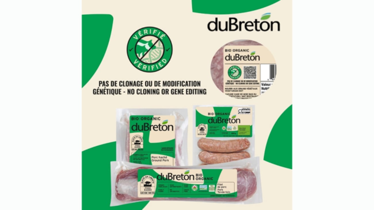 duBreton Adds 'Verified No Cloning or Gene Editing' Claims to Pack for Consumer Transparency.