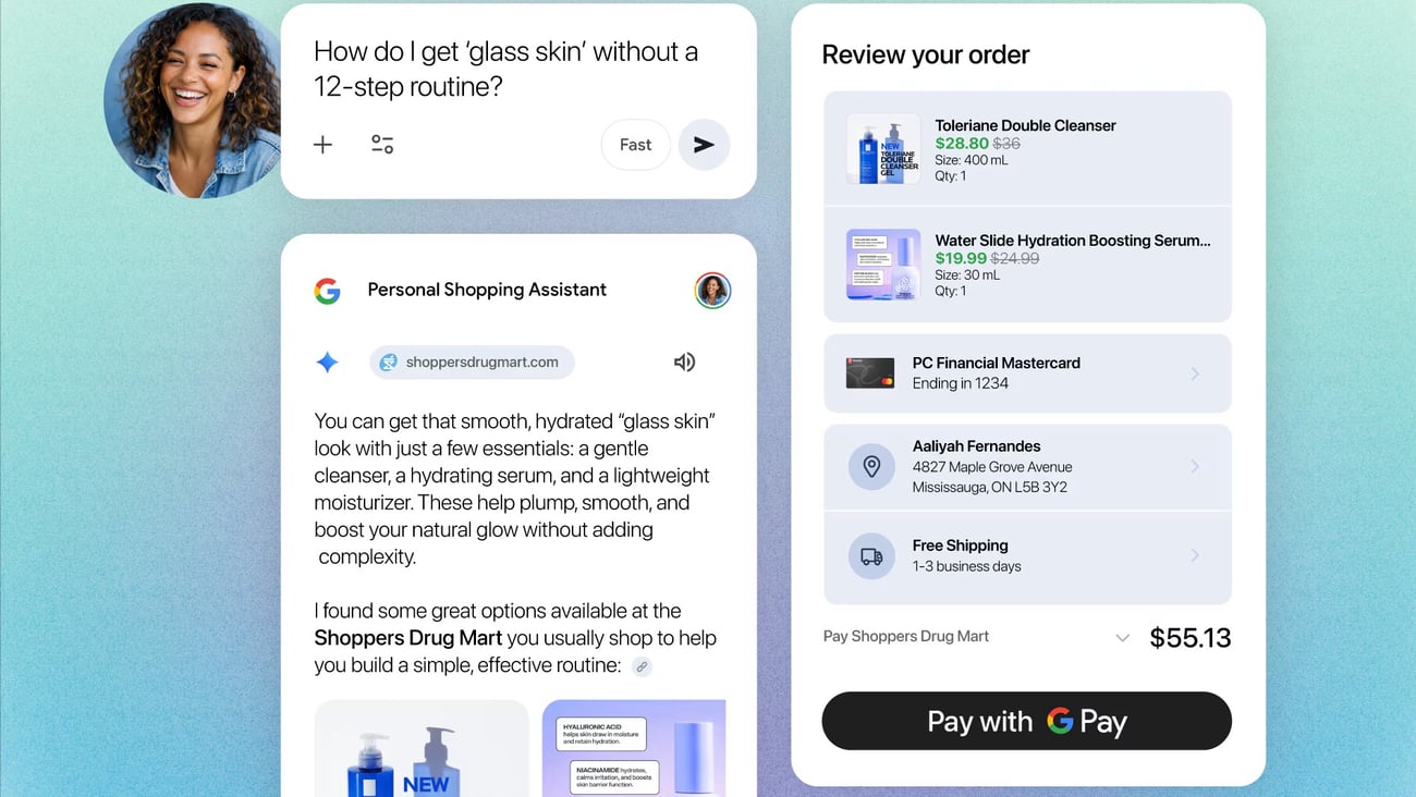 Loblaw Google Gemini AI ordering example