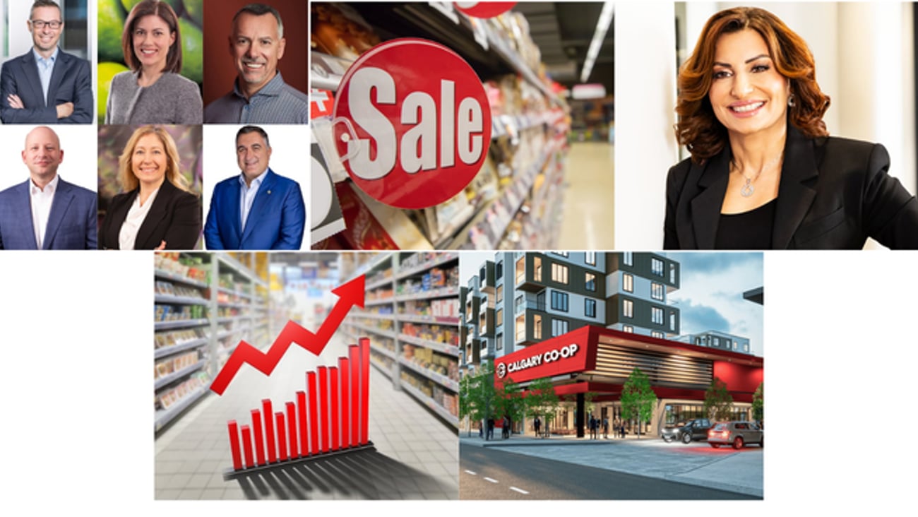 Empire appoints new executive leadership, liquidation grocery stores, Naniss Gadel-Rab, president, Mondelēz Canada, food inflation and Calgary Co-op redeveloped store opening
