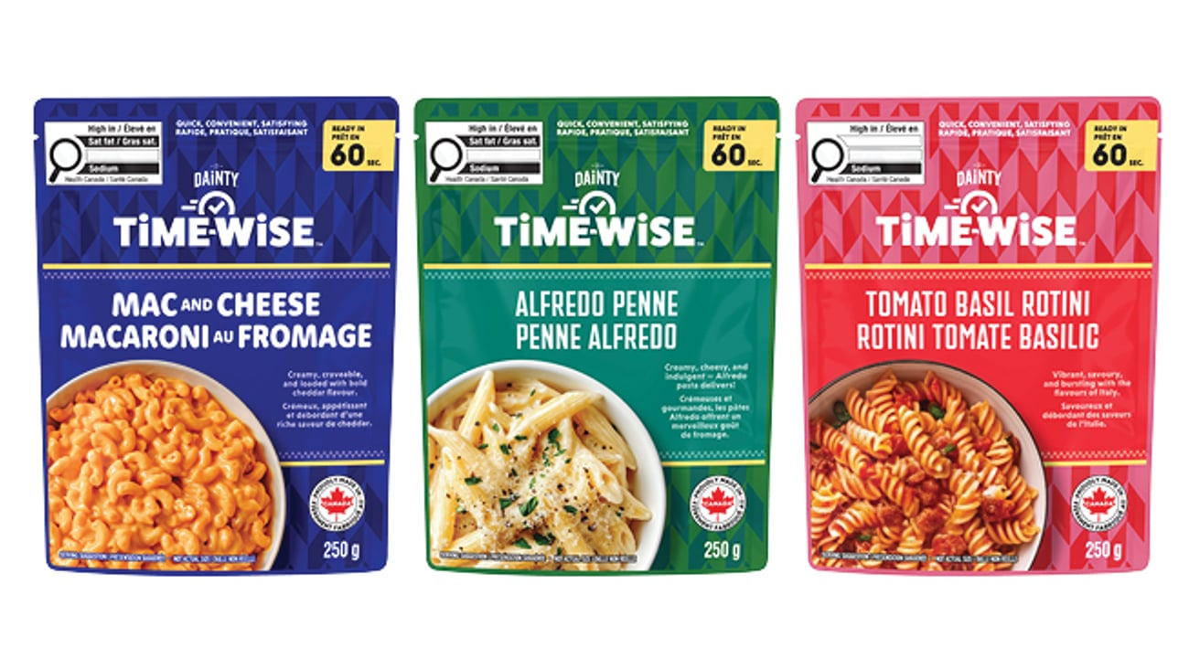 Packs of Timewise side dishes