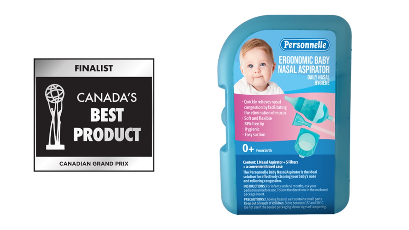 Ergonomic Baby Nasal Aspirator