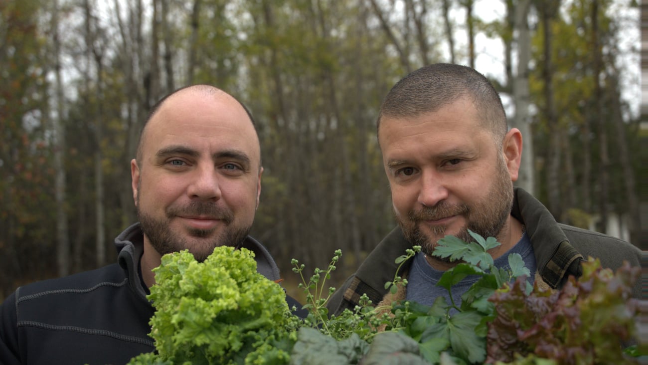 Ben Feagin (left) and Fabian Velez of AgriTech North