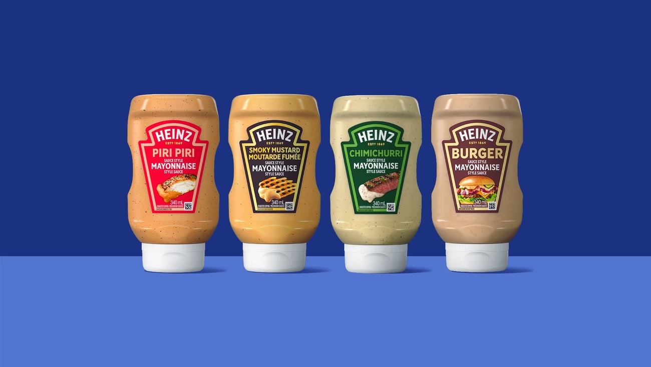 Heinz Mayo Four Pack New Flavours