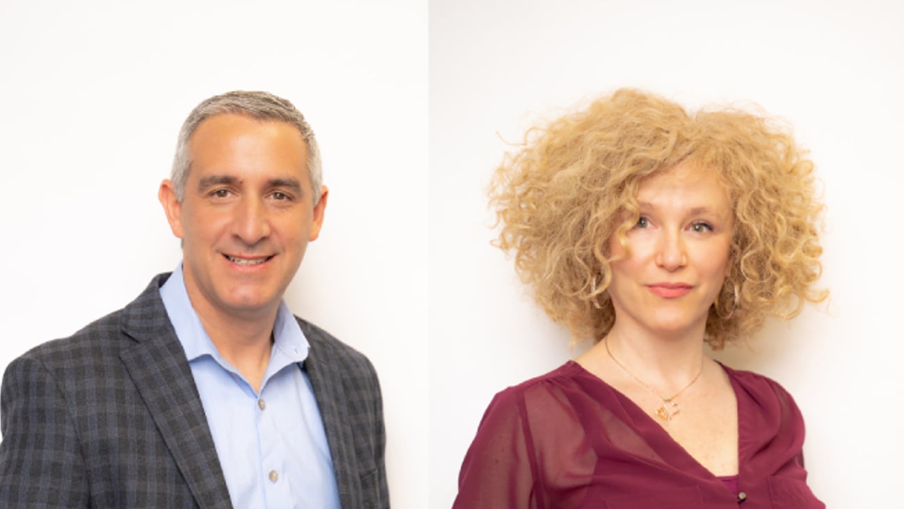 Jelena Vrbaski and Michael Simone.