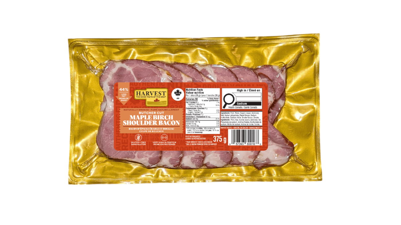 Harvest Meats Maple Birch Shoulder Bacon