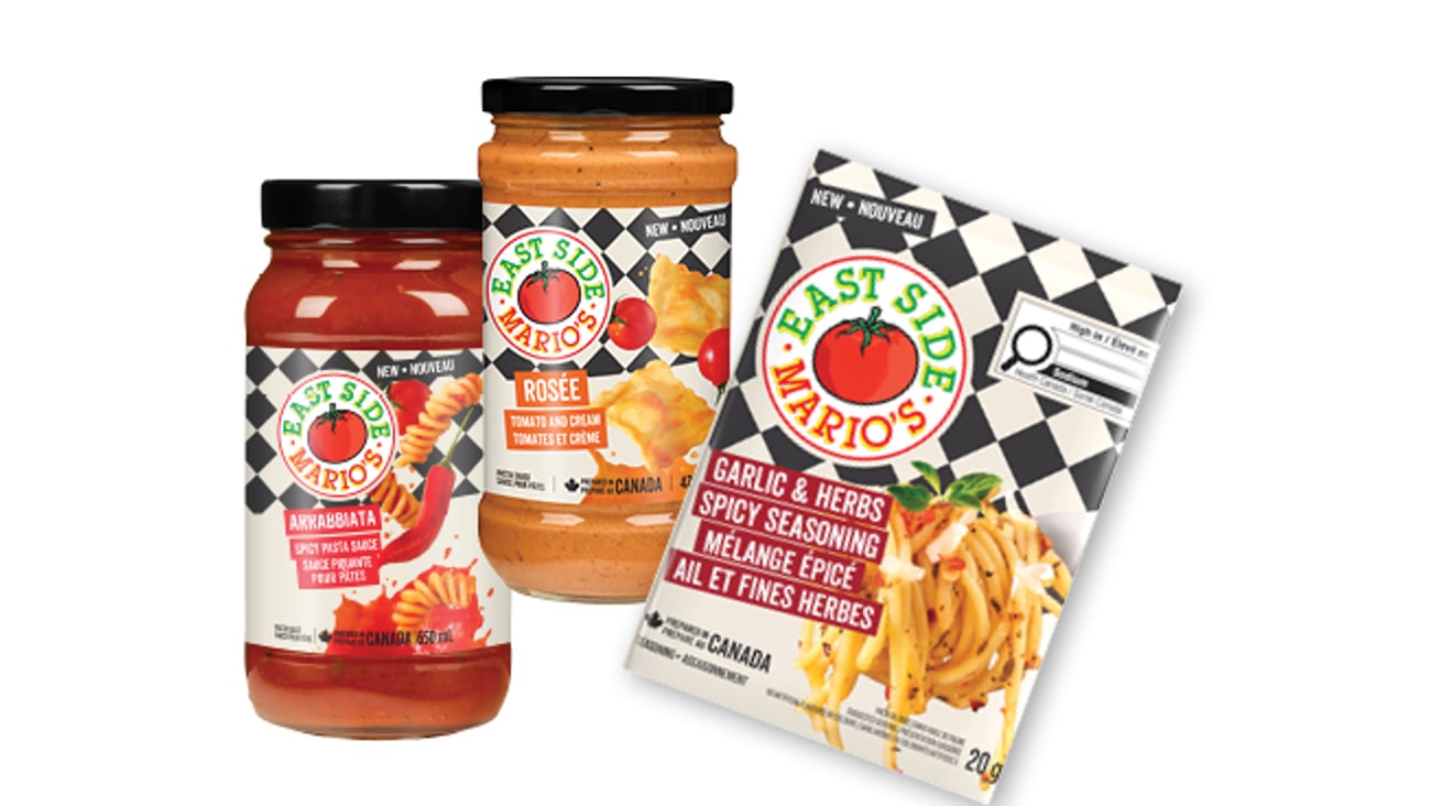 East Side Mario's Pasta Sauces