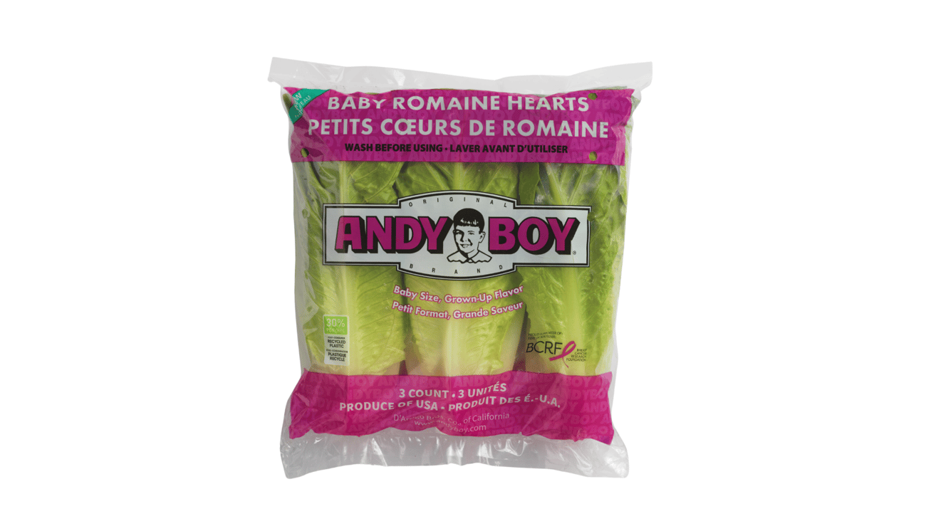 Andy Boy baby romaine hearts