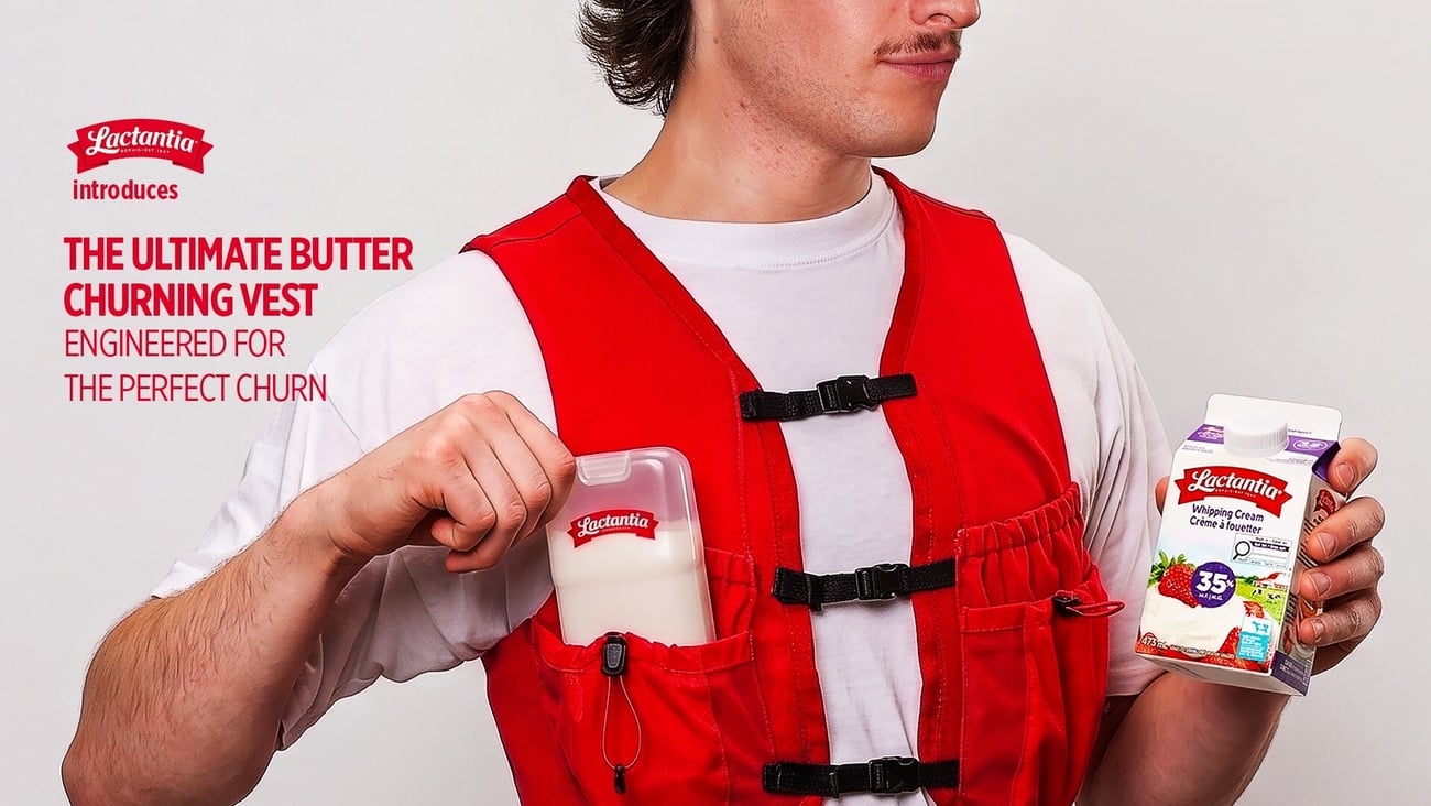 Lactantia The Ultimate Butter Churning Vest