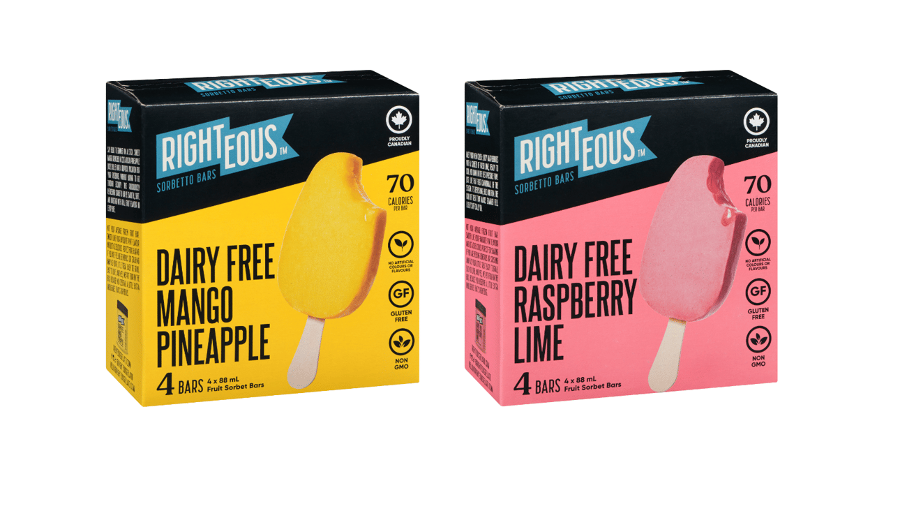 Righteous Gelato Sorbetto Bars