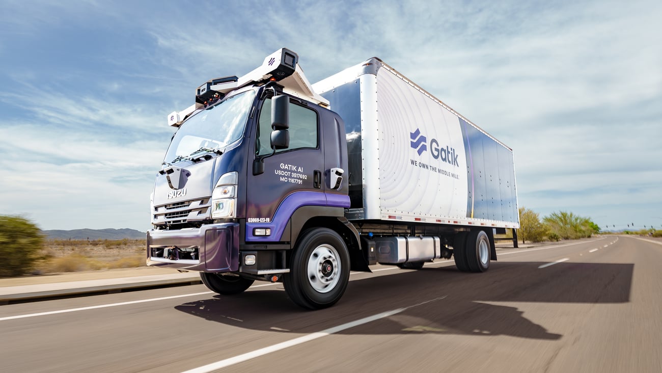 gatik driverless trucks