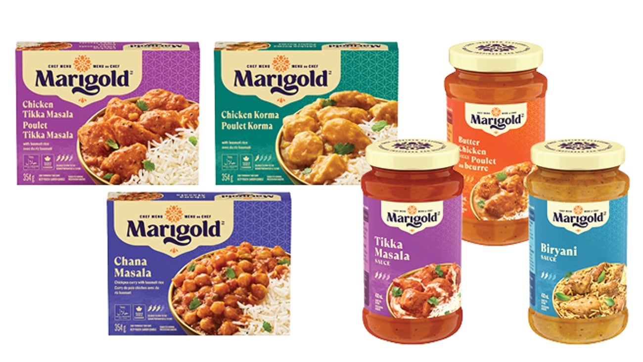 Marigold entrees and sauces