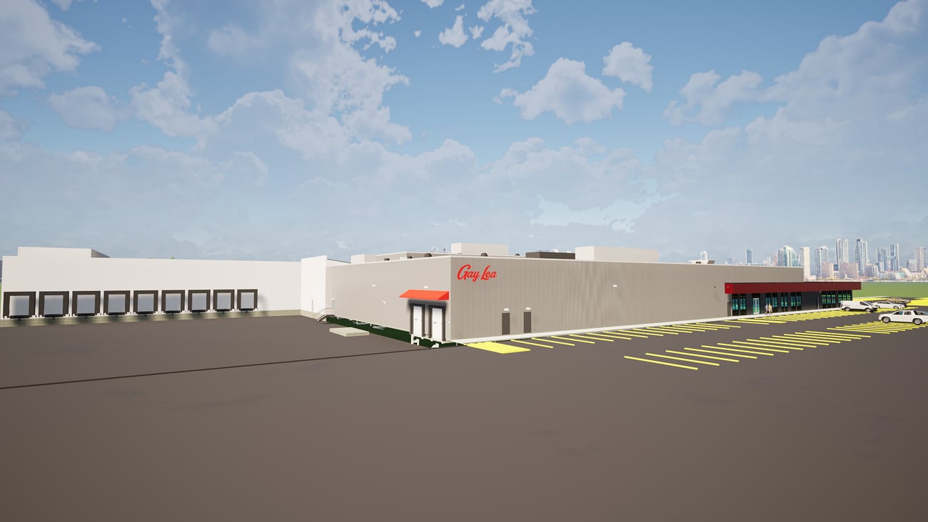 Gay Lea Foods' Clayson Road Facility (conceptual rendering)