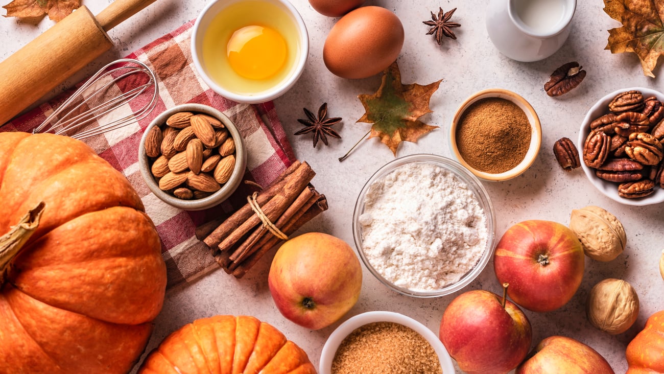 fall baking ingredients