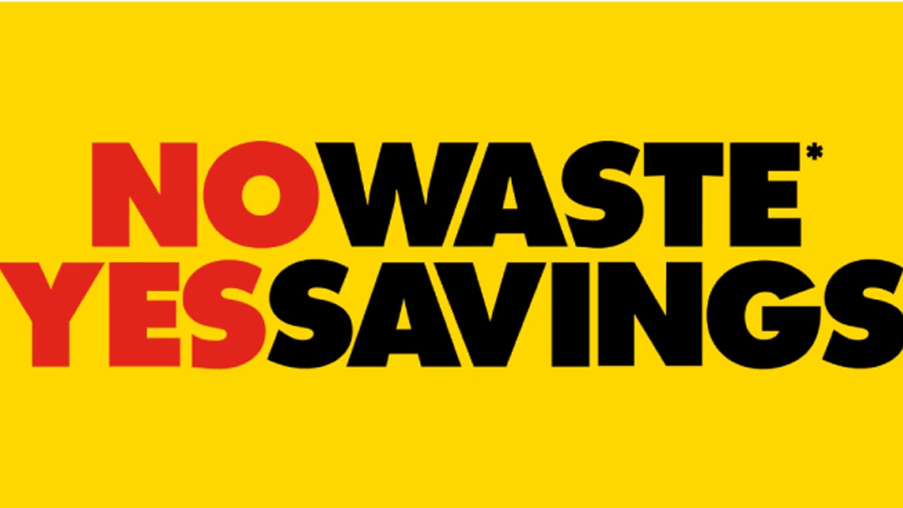 no frills no waste yes savings