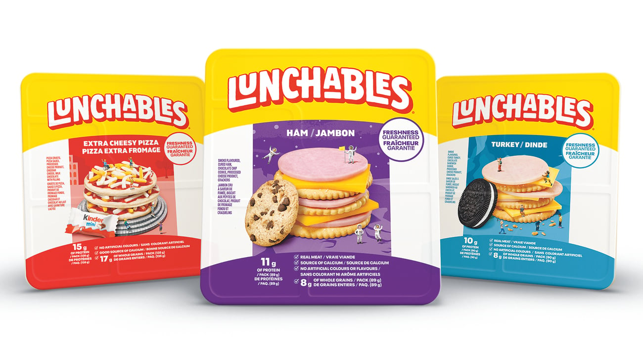 Packs of Lunchables 