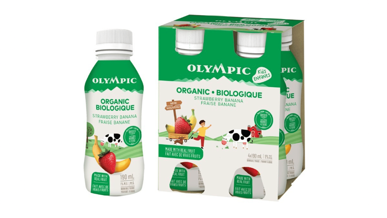 OLYMPIC Organic Kids' Drinkable Yogourt