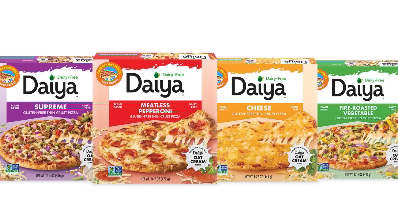 Daiya Reformulated Plant-Based Pizzas