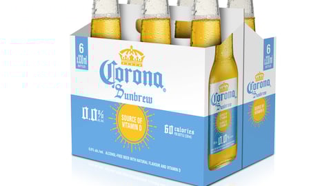 Six-pack of Corona's new alcohol-free beer