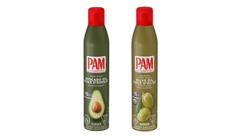 Pam olive oil and avocado sprays