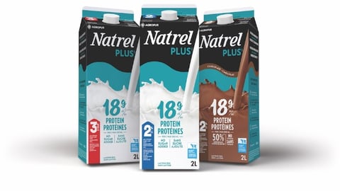 Natrel Plus cartons