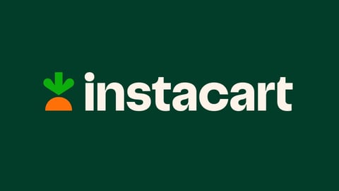 Instacart logo in kale green