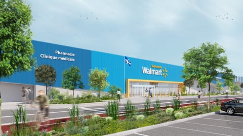 The new Walmart Supercentre at Marche Central