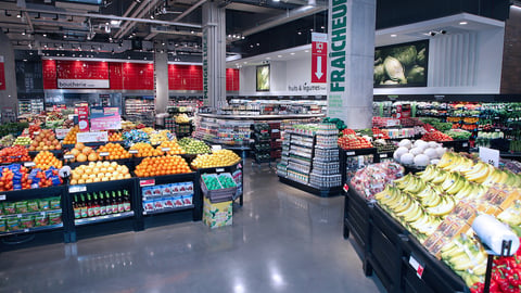 Produce section at Metro Plus Wilderton