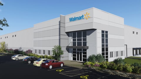 Walmart Canada artist rendering of fulfillment centre in Alberta