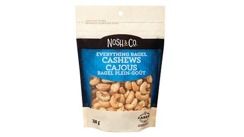 Nosh & Co Everything Bagel Cashews 250g bag