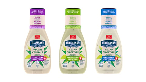 Hellmann's vegan salad dressings